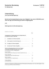 Deutscher Bundestag Unterrichtung