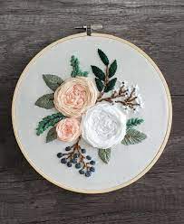 Видео канала diana vingert, ( 69 видео ). Finished Stitching This Garden Roses Pattern From Diana Vingert I Love How 3d The Flowers Are Embroidery