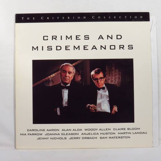 CRITERION LD #323 - Crimes & Misdemeanors (1989) US 1997 - EX WOODY ALLEN
