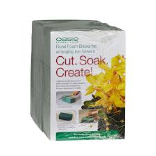 How to arrange flowers in a square vase. Oasis Pack Of 6 Standard Floral Foam Bricks Buy Online In Germany At Desertcart De Productid 81996068