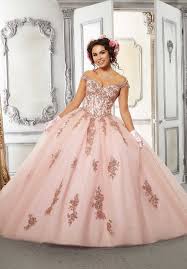 Coral red and black quinces dresses strapless organza appliques. Quinceanera Dresses By Madeline Gardner Morilee