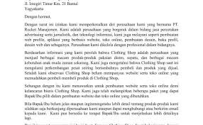 Terjemahan contoh surat lamaran kerja di hotel di atas: Contoh Surat Penawaran Kerjasama Hotel Aneka Contoh Cute766