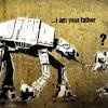 Banksy i am your father (star wars). 1
