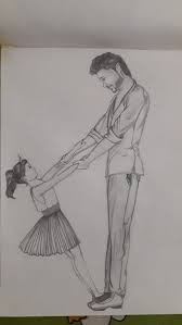 Happy Father S Day In 2020 Father S Day Drawings Father Art Meaningful Drawings