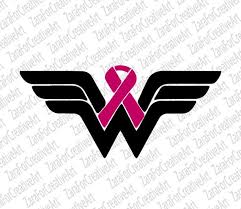 Each design includes svg, dxf, eps and png files for your personal projects. Wonder Woman Breast Cancer Awareness Svg Dxf Png Cutting Etsy