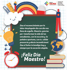 En diario femenino os dejamos una recopilación de frases para el día del maestro. Ugel Tacna Comunicados