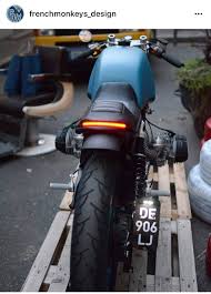 Relocated Plate And Integrated Tail Light Cafe Racer Bikes Cafe Bike Bmw Cafe Racer