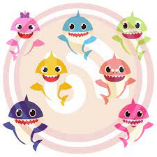 Download The Baby Shark Family Svg Clipart Mommy Shark Daddy Shark Baby Svgbuzz