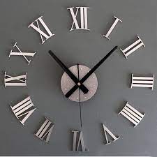 Collectionsetc.com has been visited by 10k+ users in the past month Buy Diy Luxury 3d Wall Clock Large Size Home Decoration Art Clock Silver At Affordable Prices Free Shipping Real Reviews With Photos Joom