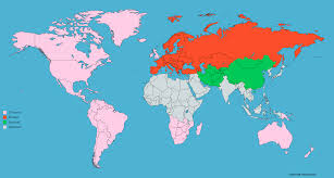 Map Of George Orwell S 1984 Using Today S Borders More Torontomapping Oceania Eurasia And Eastasia Are The Thre George Orwell 1984 Orwell George Orwell