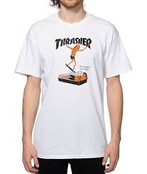 Thrasher Neck Face T Shirt Zumiez Thrasher Shirt Shirts Thrasher
