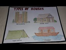 How To Make A Chart Of Different Types Of Houses For School