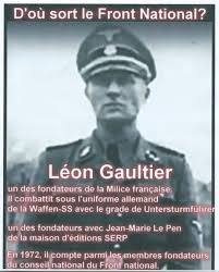 Résultat de recherche d'images pour "Léon Gaultier en uniforme de la Waffen-SS,"