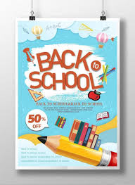 Alat Tulis Kartun Kembali Ke Poster Promosi Hari Sekolah Gambar Unduh Gratis Imej 450020233 Format Psd My Lovepik Com