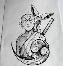 Tattoos Zeichnen Lernen Tattoos Zeichnen Lernen In 2020 Cartoon Tattoos Avatar Tattoo Art Drawings