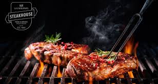 A steakhouse, steak house, or chophouse refers to a restaurant that specializes in steaks and chops, found mainly in north america. Steakhouse Las Malvinas Berlin Welcomecard