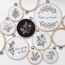 With all the different websites that offer a free embroidery design download, ours is different because there are no catches involved. Minimalistic Embroidery Sewing Embroidery Designs Simple Embroidery Embroidery Hoop Art