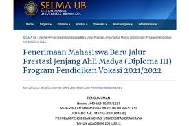 Manfaat kamu latihan soal utbk di tahun sebelumnya. Informasi Lengkap Seleksi Jalur Prestasi Jenjang D3 Program Vokasi Di Universitas Brawijaya Halaman All Kompas Com