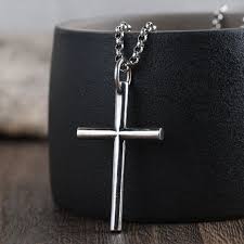 Central knot in etruscan filigree; S925 Sterling Silver Minimalist Bright Cross Pendant For Wome Men Lover Real Silver Fashion Christian Jewelry Chain Accessories Special Offer Ae82 Goteborgsaventyrscenter