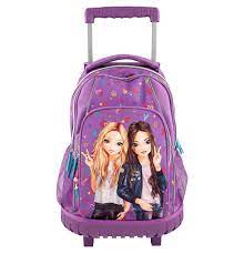 topmodel schulrucksack trolley herzen lila topmodel rucksack models