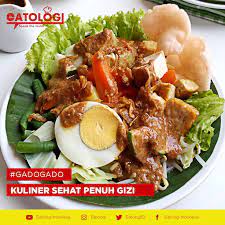 Gado Gado Kuliner Sehat Penuh Gizi Makanan Sehat Makan Siang Makanan
