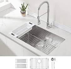 modena undermount kitchen sink set, 16