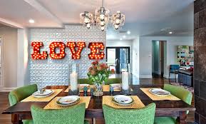 Astonishing Funky Interior Design Ideas In Dining Room Eclectic Design Ideas With Colorful Dining Tabl Funky Dining Room Eclectic Dining Room Green Dining Room
