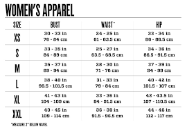 Size Chart Kii Morgan