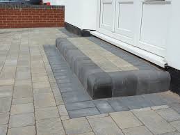 Front steps idea swenson granite steps and treads out perform wood, brick and concrete in harsh elements. Brick Door Steps Decorative Doorway Entrance Patterns
