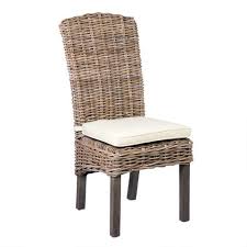 Driftwood Rattan Dining Chairs With Cushion Set Of 2 World Market