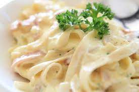 Pasta con pollo y crema. Tallarines Con Crema De Leche Recetinas