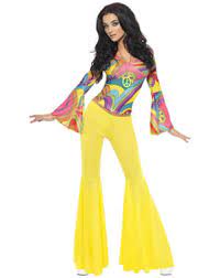 Annunci di cerchi vestiti alla moda? Vestiti Hippie Anni 60 Costumi Figli Dei Fiori Carnevale Funidelia