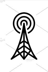 Radio Tower Icon Hand Drawn Icons Icon Radio
