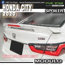 Honda city 2020 lunar silver. Honda City 2020 Modulo Spoiler With Led