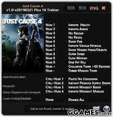 Trainer Just Cause 4 Fling Trainers Hacks Offline Ggames