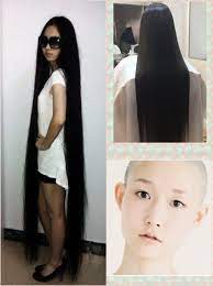 Pin By Herve Hair On Hair Shave To Donate Extreme Hair Long Hair Styles Super Long Hair