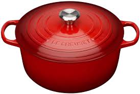 Search by colour or collection and get cooking quicker. Amazon Com Le Creuset Signature Cast Iron Round Casserole 24 Cm Cerise Kitchen Dining
