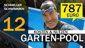 Unser hochwertiger massivholzpool aus witterungsbeständigen und welche kosten für einen swimmingpool im garten auf sie zukommt, das sagen wir ihnen in unserem ratgeber. Garten Pool Kosten Nutzen Schwimm Training Schneller Schwimmen 12 Youtube