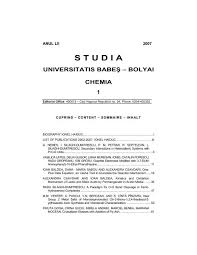 Premii şi menţiuni la olimpiadele internaţionale de chimie; Pdf File Facultatea De Chimie Si Inginerie ChimicÄƒ