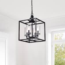 Shop Galena 4 Light Lantern Square Pendant Overstock 31706629