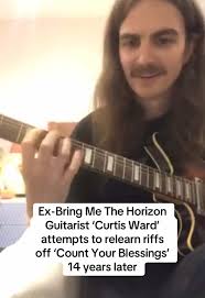 Ex-Bring Me The Horizon Guitarist ‘Curtis Ward’ attempts to relearn riffs  off ‘Count Your Blessings’ 14 years later #bmth #bringmethehorizon