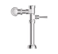 Ultima Manual Toilet Flush Valve, Piston-Type, 1.28 gpf/4.8 Lpf - CHROME