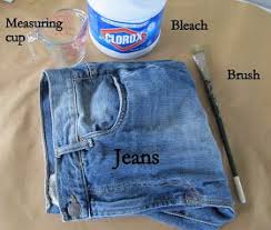 Bleached Jeans Diy Bleached Jeans Bleach Jeans Diy Jeans Diy