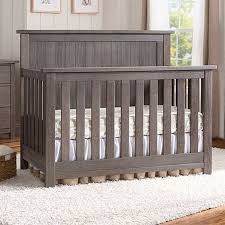 Serta Northbrook 4 In 1 Crib In Rustic Grey Grey Nursery Furniture Sets Rustic Nursery Furniture Rustic Crib