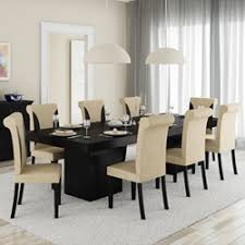 Get free shipping on qualified parsons chair dining chairs or buy online pick up in store today in the furniture department. Urban Rustic Solid Wood Large Dining Table Leather Parson Chairs