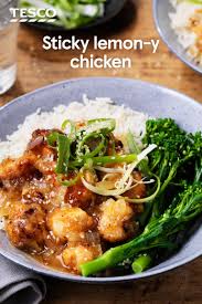 Sticky Lemon Chicken Recipe Chinese Chicken Tesco Real Food Recipe Lemon Chicken Recipe Sticky Lemon Chicken Recipes