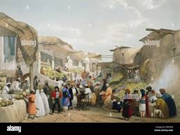 First Anglo-Afghan 1838-1842: Bazaar at ...
