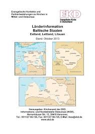 Er verzog sich in sein wohnmobil und schlief ausgiebig. Landerinformation Litauen Lettland Und Estland Evangelische