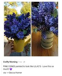 See more ideas about pine cones, pine cone crafts, cones crafts. Pinecone Painted To Look Like Lilacs Pinecone Painting Pine Cone Crafts Pine Cone Art