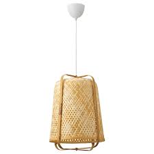 L'abat jour rotin, soyez plus proche que jamais de la nature ! Knixhult Suspension Bambou Materiau Durable Ikea